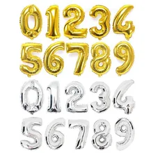 Шар 40 дюймов розовые золотые шары из фольги в виде цифр большая цифра гелиевые шарики свадебные украшения на день рождения принадлежности Детские Sh
