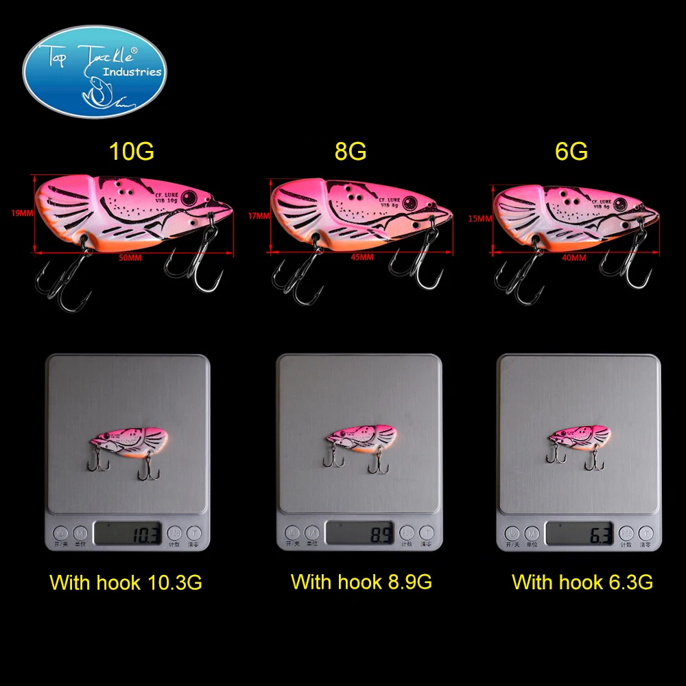 CF. Приманка креветка VIB металлическая длинная стрела 10 г рыболовная приманка без Крючков