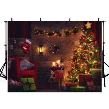 

Christmas Tree Photography Backdrops Indoor Backdrop For Photography Decorations Background For Photo Studio Fundo Fotografico