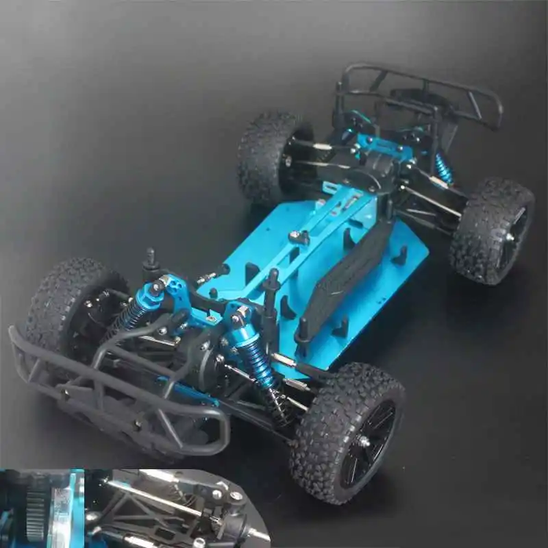 

Chassis upgrade version 1/10 RC 4WD model Off-road Car Buggy Short Truck Empty Frame Brushless version HSP 94170