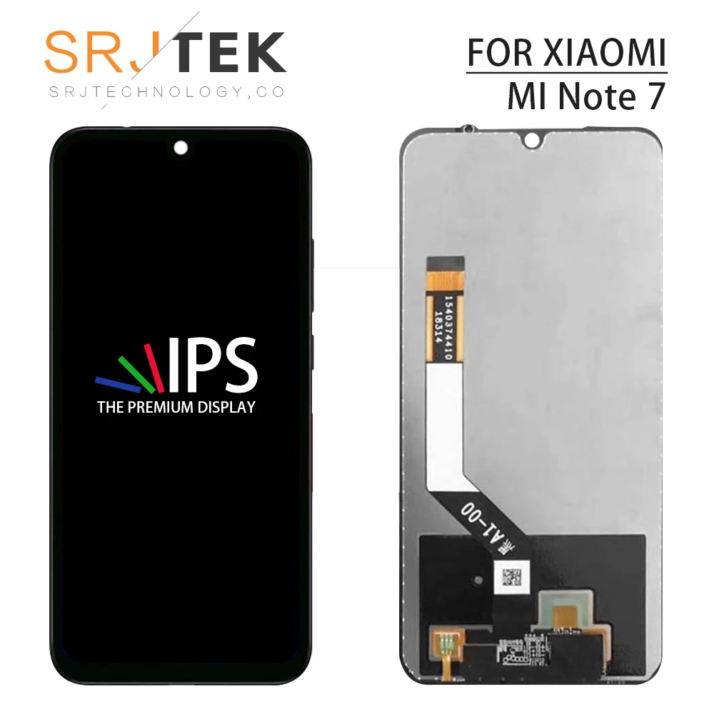 Для Xiaomi Redmi Note 7 Pro ЖК дисплей Матрица сенсорная для экран дигитайзер сборка S рамка