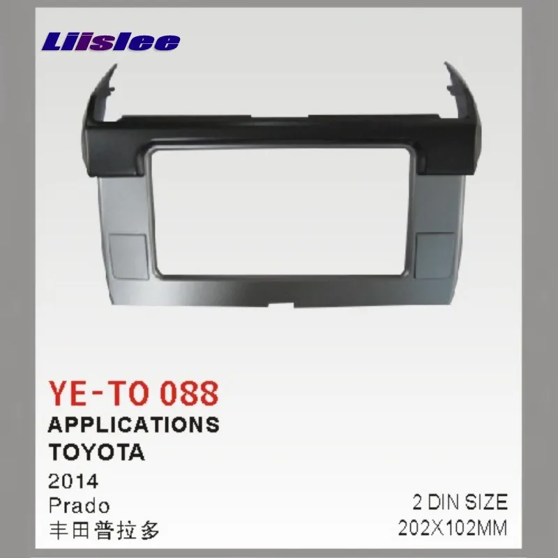 

Liislee For Toyota Land Cruiser Prado For Lexus GX460 Car Refitting DVD GPS NAV Frame CD Panel Dash Kit Radio Frame Audio Fascia