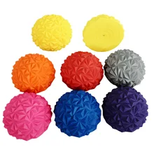 8 Colors Inflatable Half Stress Ball For Kids Point Massage Stepping Stones Pilates Fitness Balance Ball Children Rubber Fun Toy solid stepping stones for the christian s journey