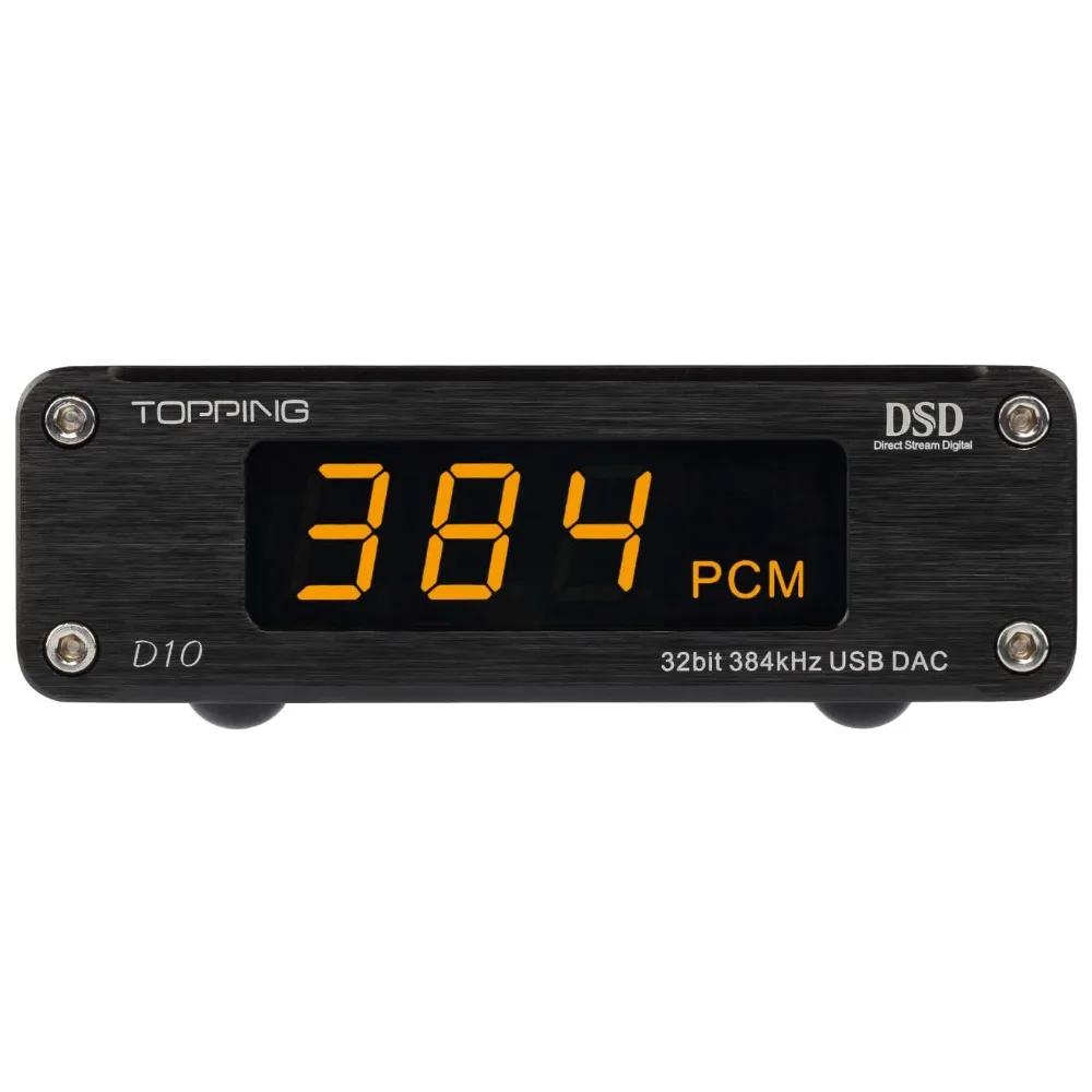  2019 nuevo decodificador amplificador de audio DAC D10 MINI USB CSS XMOS XU208 ES9018K2M OPA2134