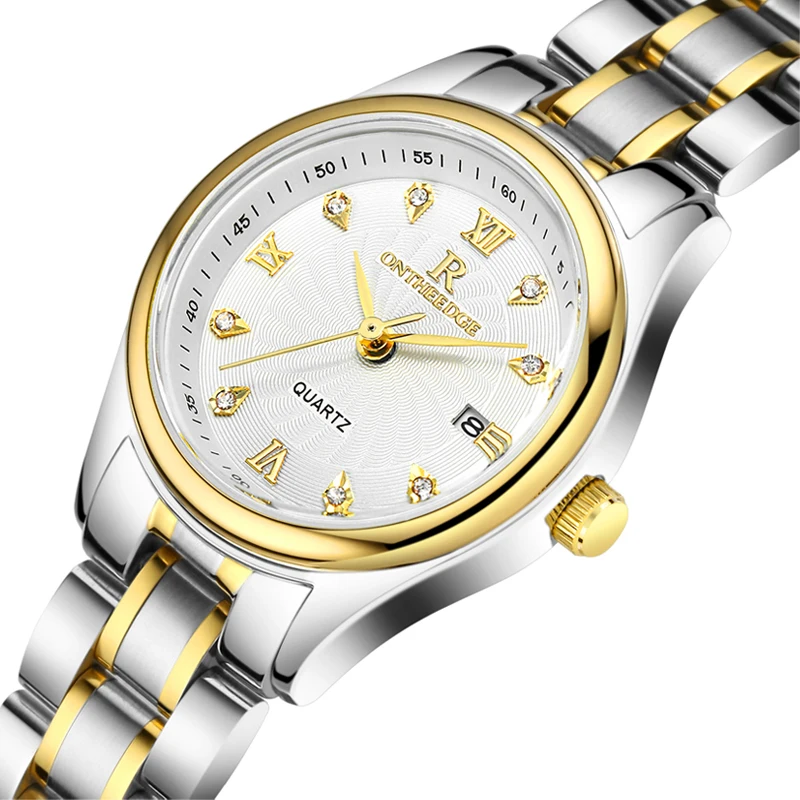 

2018 Ladies Watch Diamond Dial Roman Index Fashion Women Wrist Watch Style ONTHEEDGE