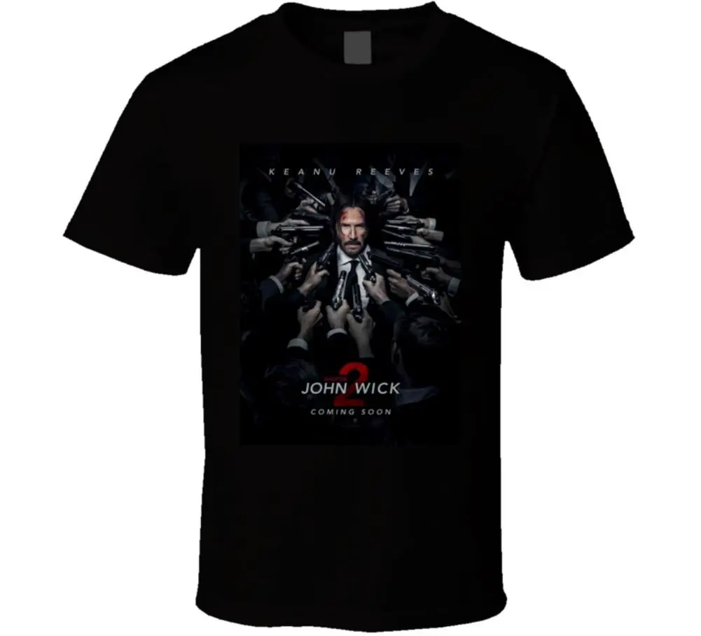 

John Wick Chapter 2 He S Back Cult Action Movie T Shirt