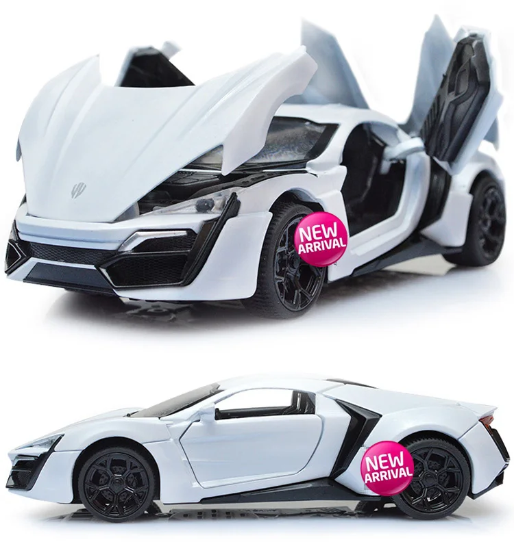 Сплав Lykan Hypersport металлические модели спортивный автомобиль коллекция Brinquedos детские игрушки для мальчиков подарок Diecasts& Toy