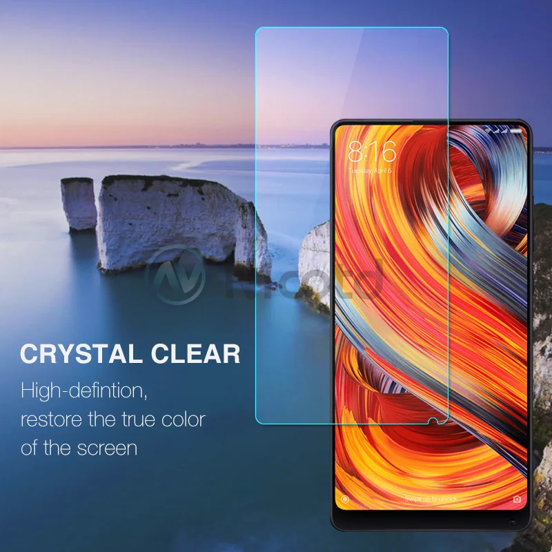 Anti-fingerprint Tempered Glass For Xiaomi Mi 8 Lite MAX MIX 2 6 Screen Protector Film For Redmi Note 5A Prime 6A Note 3 Film (3)