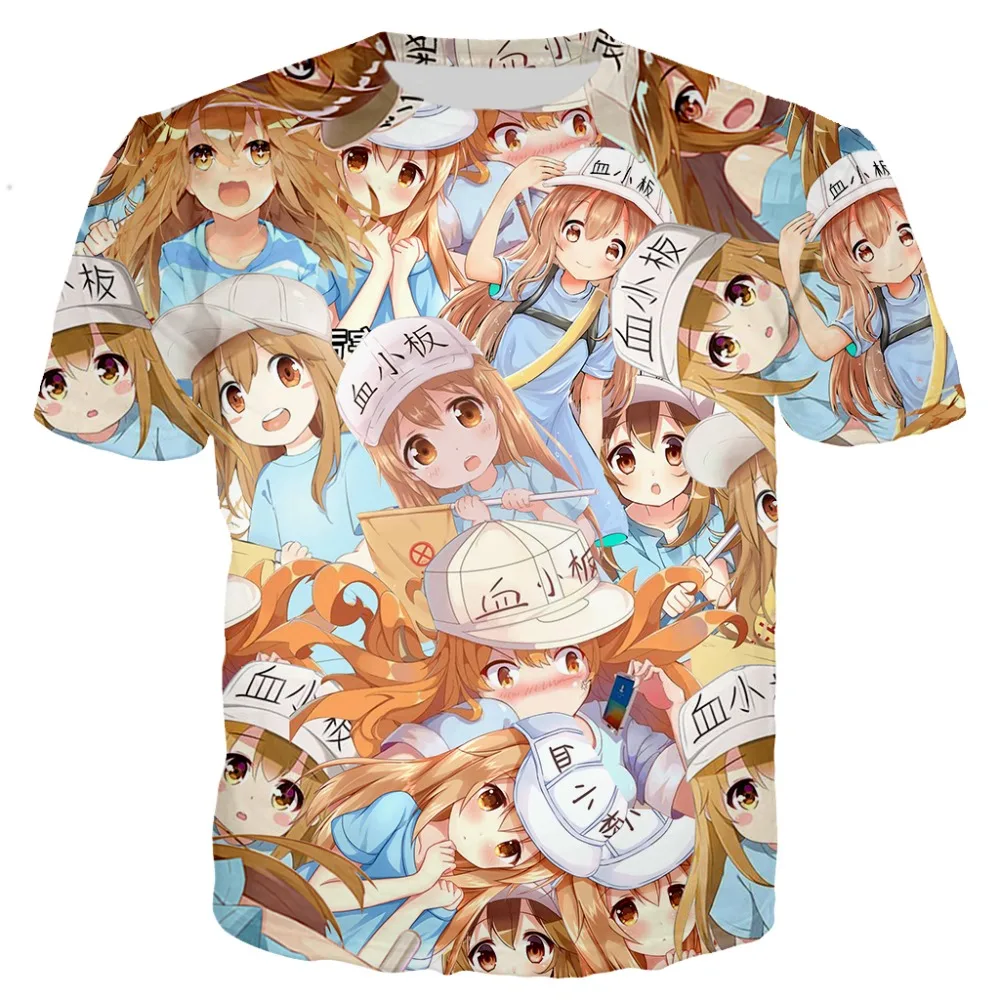 

2018 Anime Cells At Work Collage 3D Printed Sweatshirt For Women Men Hoodies/Zip Hoodie/Tees/Tank Top/Sweatpants/Casual Shorts