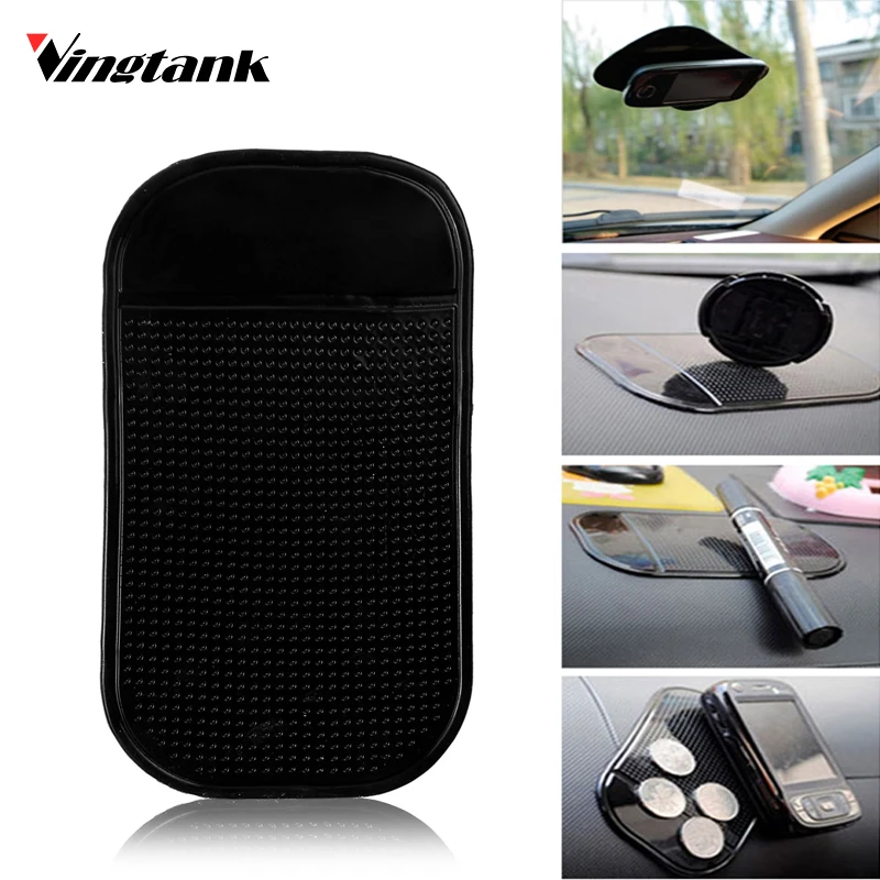 5-Pack Anti-Slip Dashboard Pads – Universal Gel Phone & GPS Holder Mats