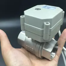 DN25 AC/DC9-24V 2 Провода BSP/NPT полный запорный клапан нормальный открытый/закрыть клапан CR202 проводки