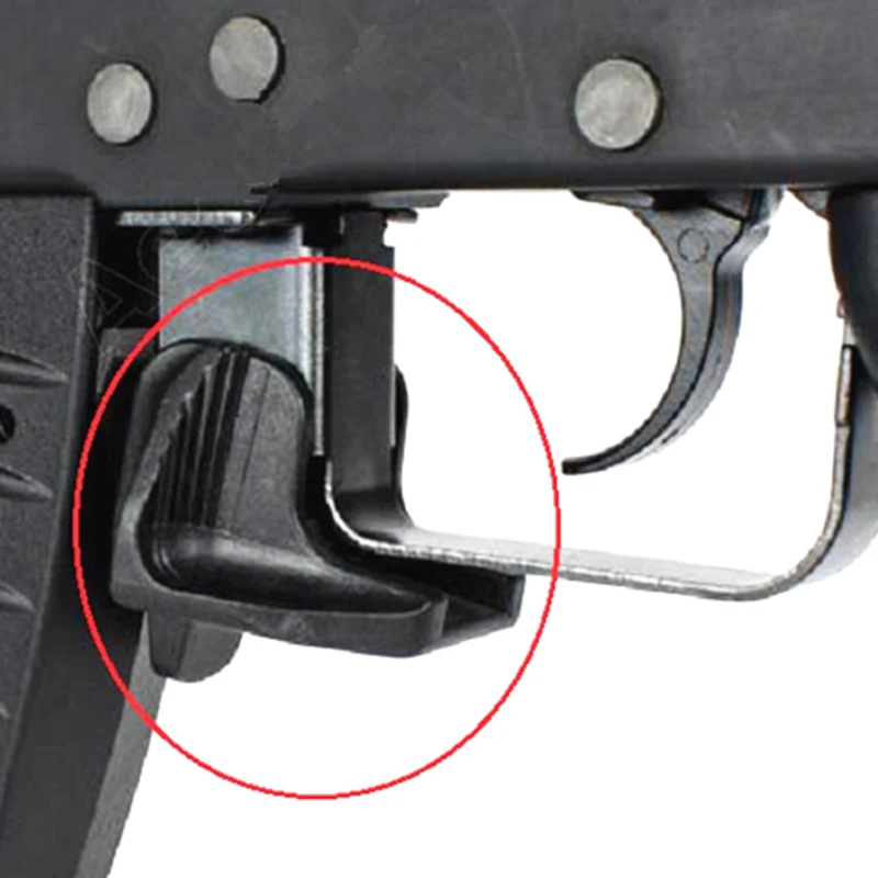 

AKMR FOR AK BLACK Softair Airsoft Polymer Magazine Release Extension