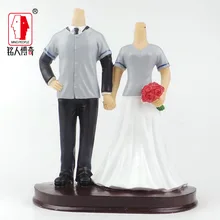 Wedding gift custom wedding cake topper resin body / creative gifts / clay dolls / custom / clay doll body SR226