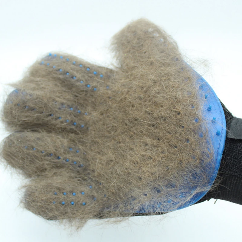 Pet Cat Glove For Animal Comb Cat Grooming Deshedding Right Hand Hair Removal Brush Finger Touch Glove