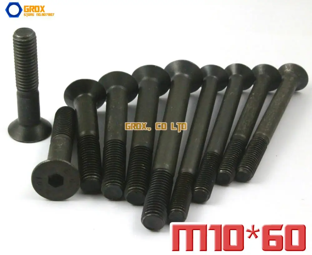 M8/8 Mm X 1.25 - Vaso De Cabeza Tornillos DIN 912 Clase 12,9 Acero De Aleación De Negro W
