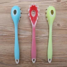 Kitchen Pasta Noodles Vermicelli Scoop Silicone Measure Server Fork Claw Spaghetti Spoon Cooking Tool HTQ99