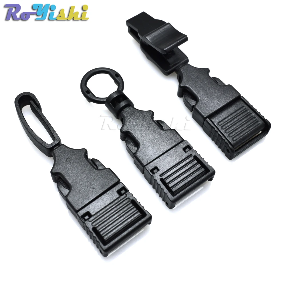 Plastic Detach Buckle Belt Hook Clip for Business Job ID Card Badge