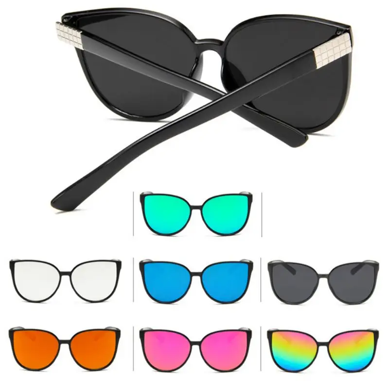 

New Fashion Big Box Frame Sunglasses Trend Colorful Reflective Eyewear Versatile Sun Glasses Frog Mirror For Men Women
