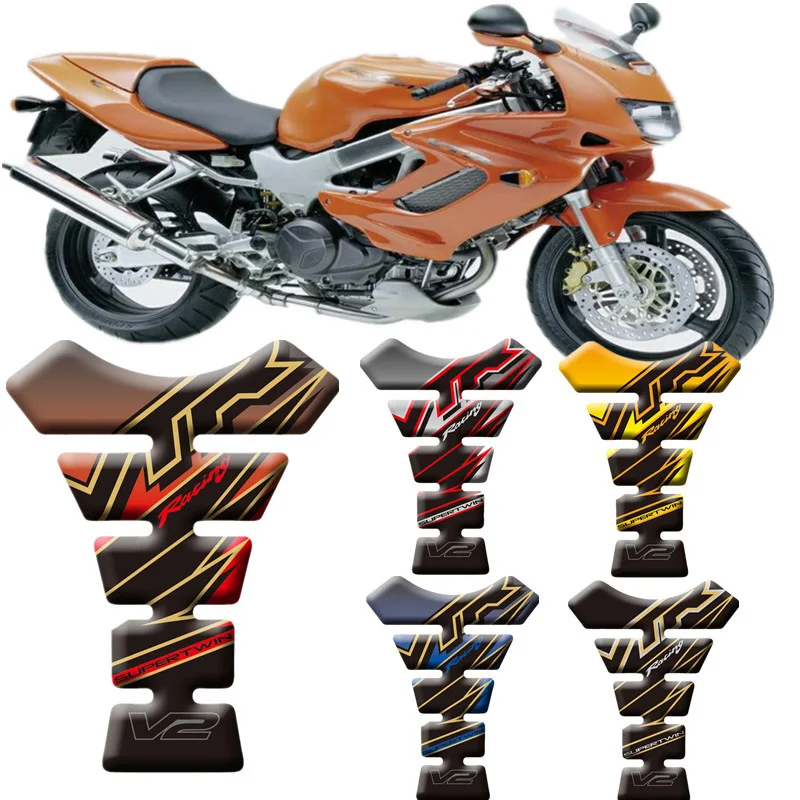 

Motorcycle 3D Fuel Tank Pad Protective Stickers Decals For Honda VTR1000 Firestorm SP1 SP2 VTR 1000 Tank Pad Stickers