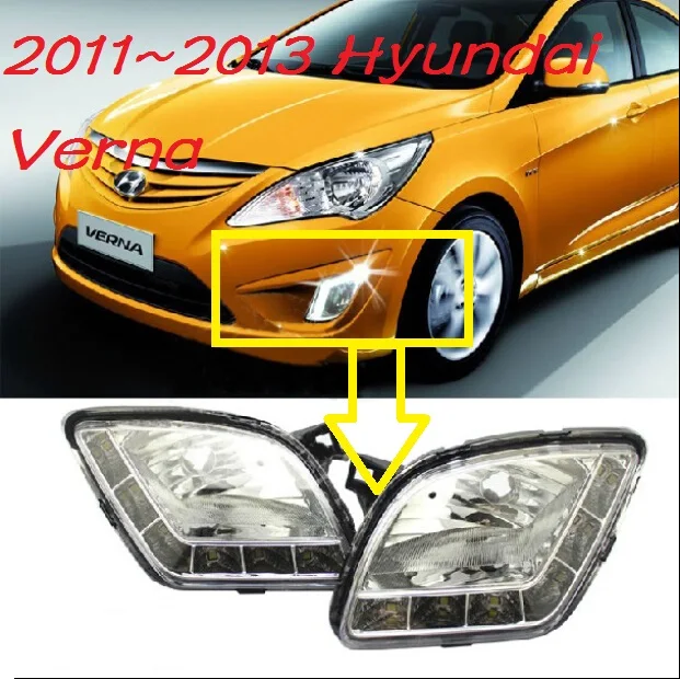 Светодиодный 2011 ~ 2013 верна дневной свет solaris verna противотуманная фара фар акцент