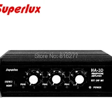 Superlux HA3D портативный усилитель для наушников 3 канала гарнитура усилитель PK звуковые устройства HX-3