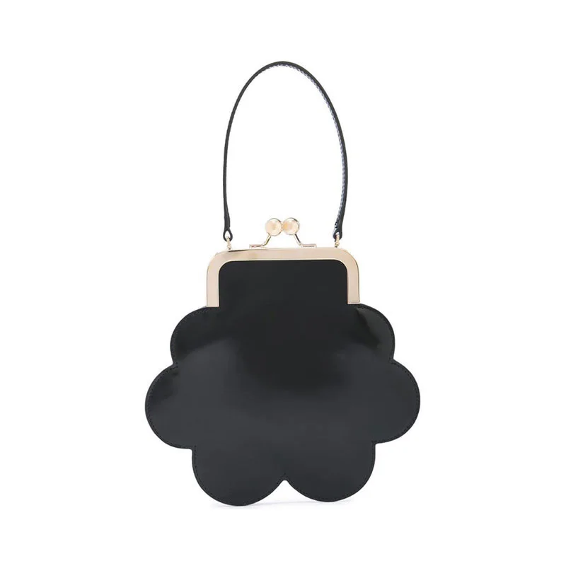 

Small Clamp Bag 2019 New Lady Temperament Petal Handbag with Shoulder Strap Crossbody Bag for Women