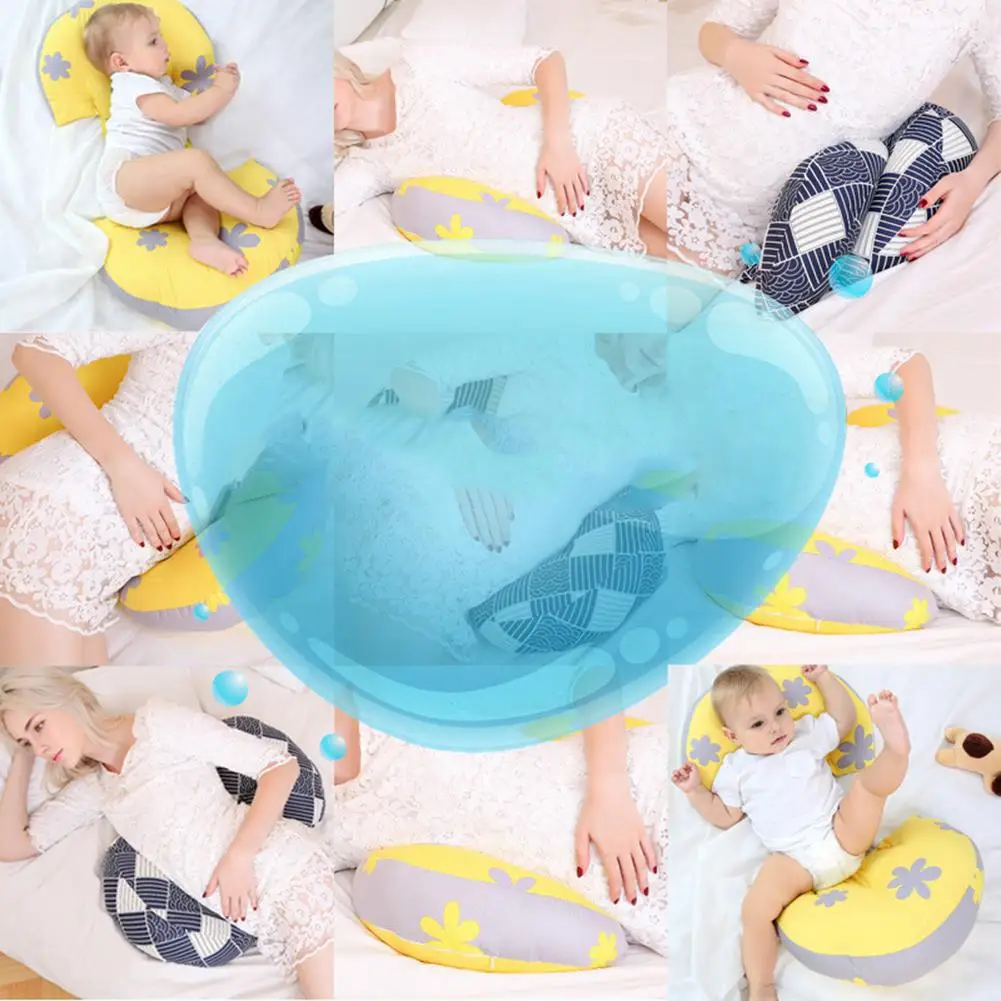Kidlove сбоку Поддержка живота назад комбинезон-Пижама для младенцев Беременность Ультра мягкий модель U подушка