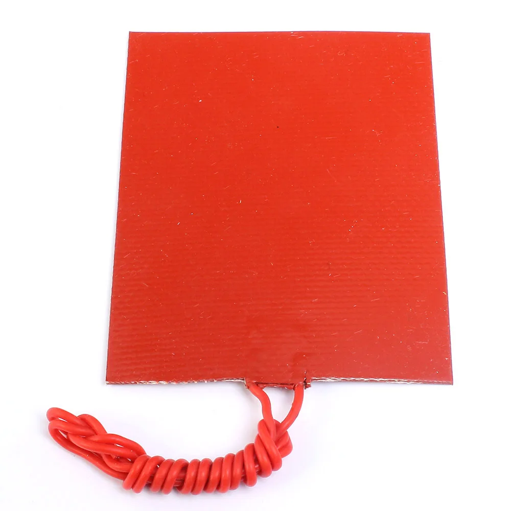 12V 25W Rubber Heating Panel Constant Temperature Heating Plate 80mm x 100mm 