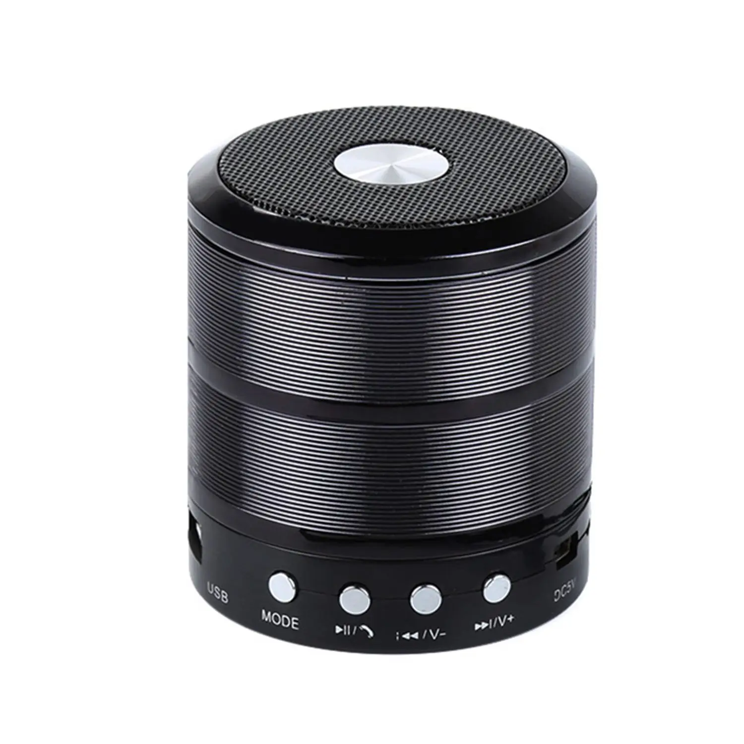 

wireless bluetooth speaker metal mini portable subwoof sound with Mic TF card FM radio AUX MP3 music play loudspeaker