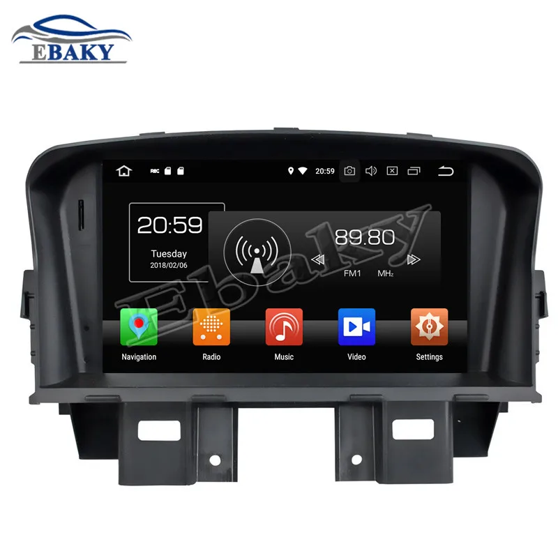 Sale NaviTopia 7inch 4GB RAM 64GB ROM Octa Core Android 9.0 Car DVD Player For Chevrolet CRUZE 2008 2009 2010 2011 Radio Audio 9