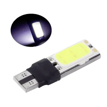 

1 Piece T10 LED 194 168 W5W COB Interior Bulb Light Parking Backup Brake Lamps Canbus No Error Cars xenon Auto Led w5w t10 led