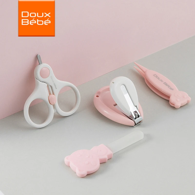 4PCS Baby Nail Scissors Set Lovely Nail Clippers Trimmer Nail Newborn Kids Safety Nail Shell Shear Manicure Set Baby Care 4PCS Baby Nail Scissors Set Lovely Nail Clippers Trimmer Nail Newborn Kids Safety Nail Shell Shear Manicure Set Baby Care