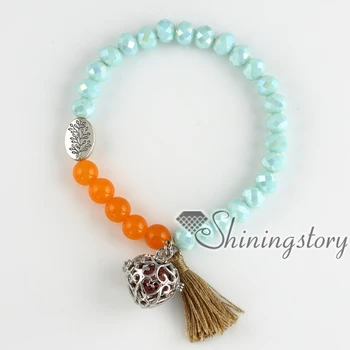 

beaded tassel bracelet mala bracelet diffuser bracelet aromatherapy jewelry diffusers buddhist prayer beads bracelet yoga inspir