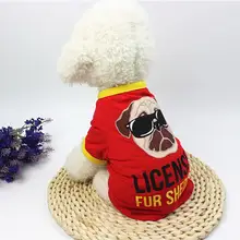 Transer собачья одежда собаки Рубашка Одежда для собак полиэстер футболка Щенок Костюм маленькой собаки 3,30