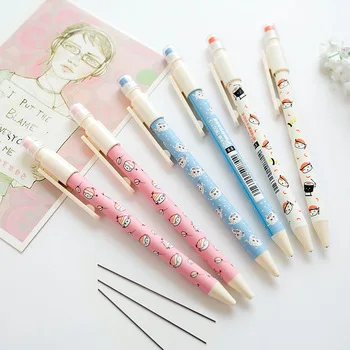 X12 3X Cute Kawaii Delicious Sushi Press Mechanical Automatic Pencil Kid Writing Drawing School Office Supply Student Stationery