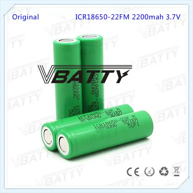 2 шт./лот дешевая батарея для Samsung ICR18650 22FM 18650 2200mah 3 7 V литий ионная аккумуляторная