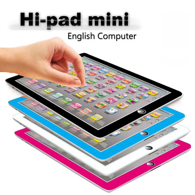 Tablet Toys Children Pad English Learning Machine Kids Laptop Learning Education Toy For Baby Birthday Gift