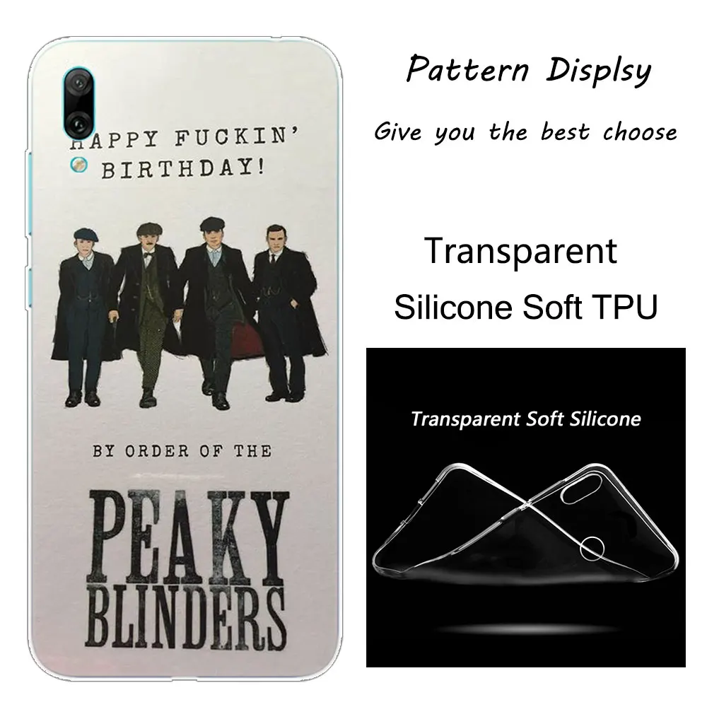 Горячая Peaky bliners Мягкий силиконовый чехол для телефона Huawei Mate 10 20 Lite Pro Enjoy 9 S Y9 Y7 Y6 Y5 Pro Модный чехол