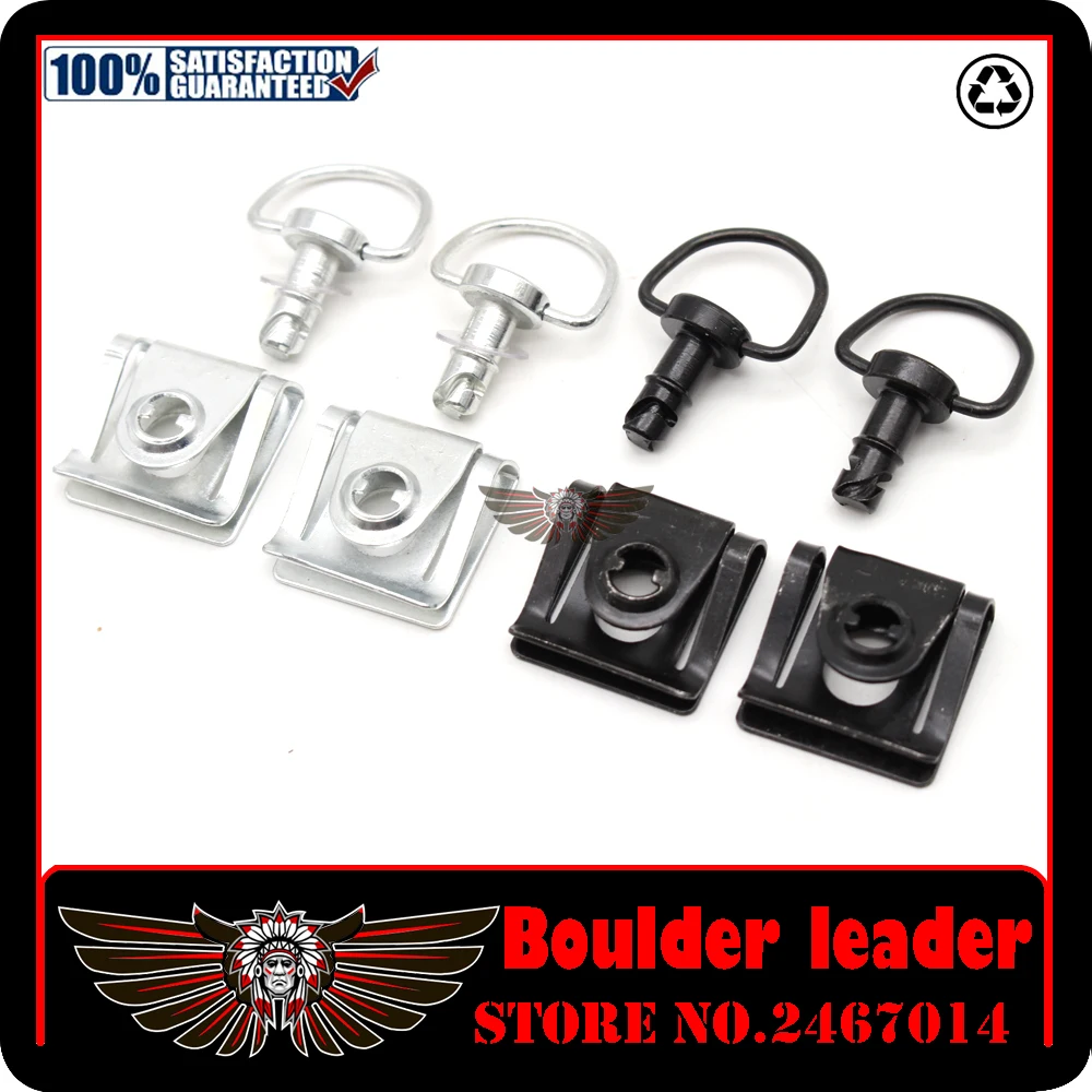 2pieces Motorcycle Quick Release D ring Turn Race Fairing Fastener For