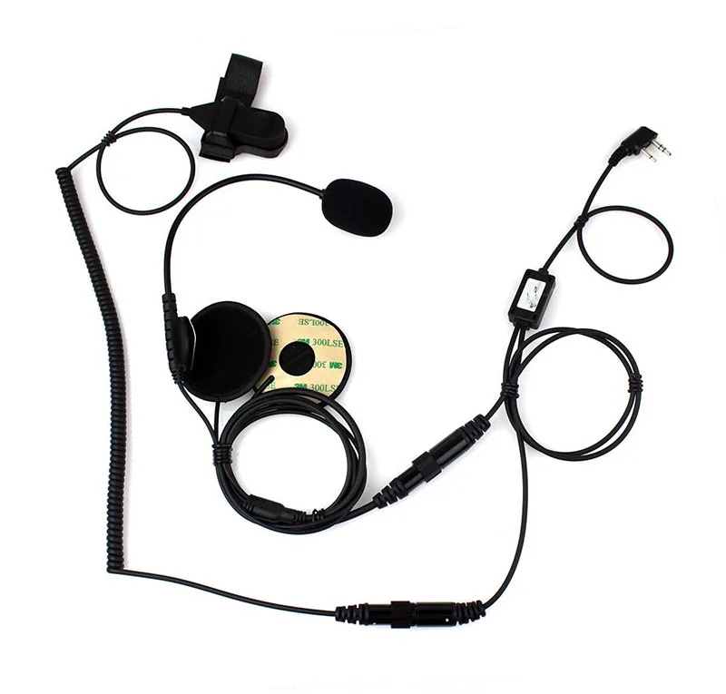 Waterproof Finger PTT Headset Walkie Talkie Motorcycle Helmet MIC for Kenwood Retevis for TYT for Baofeng uv 5r for Puxing Radio (9)