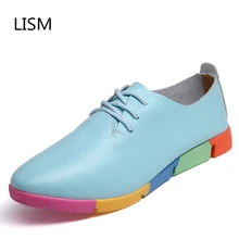 LISM/ г. женская обувь повседневная обувь на плоской подошве; сезон весна-лето; Новинка; удобная повседневная обувь из дышащего материала и материала для борьбы; Размеры 35-41