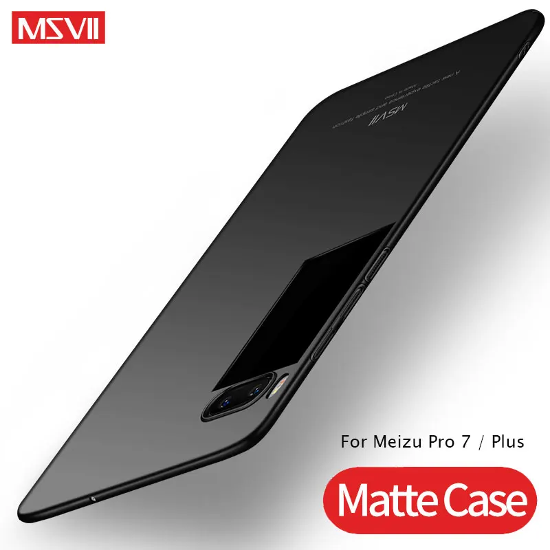 

Meizu Pro 7 Plus Case Cover MSVII Silm Matte Back Cover For Meizu Pro 7 Case PC Hard Cover For Meizu 7 Pro Pro7 Plus Phone Cases
