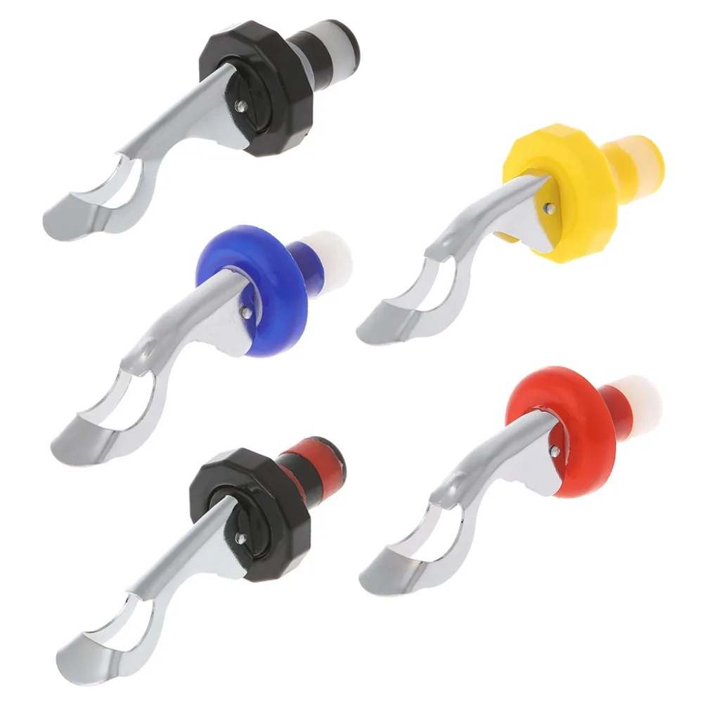 1Pc Manually Press Stainless Steel Silicone Wine Stopper Champagne
