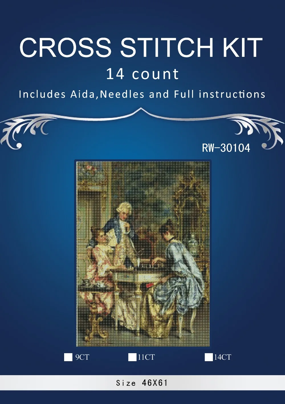 

Counted Cross Stitch 14CT Cross Stitch Set Cross-stitch Kit Embroidery Needlework SIMILAR dim anchor Girl talking