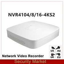 dahua английская версия NVR4104-4KS2 NVR4108-4KS2 NVR4116-4KS2 4/8/16 CH Смарт 1U 4K и H.265 Lite Сетевой Видео Регистраторы