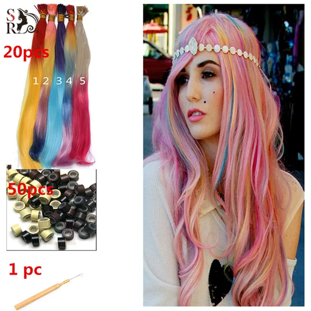 Aliexpress.com : Buy 14pcs/lot Ombre I Tip Hair Extension With ...