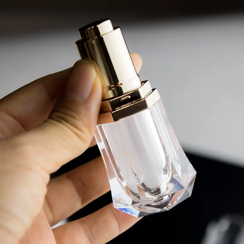 1pcs 10ml acrylic essential oil essence bottle Beauty salon tattoo color milk Colorant UV plating press small empty bottle BQ259