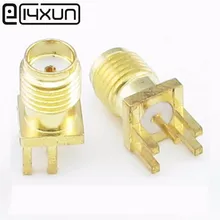 20 шт. SMA женский RF разъем SMA-KE 1,6 мм печатного монтажа и SMA Гнездовой разъем прямой разъем припоя адаптер разъем