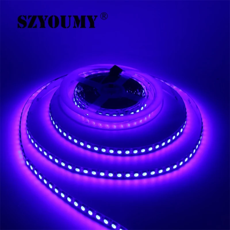 SZYOUMY ультра яркий DC 12 V RGB Светодиодная лента 5050 SMD 5 M 600 светодиодный не водонепроницаемый Fita светодиодный гибкий фонарь неоновая Лента