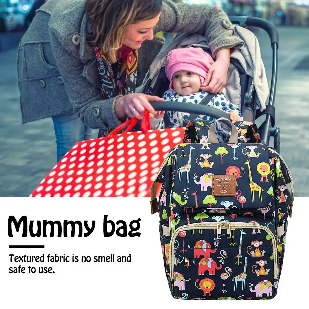 

Female Korean Version The New Canvas Female Backpack College Wind Mini Small Backpack Mummy Multifunction Animal Travel Bags